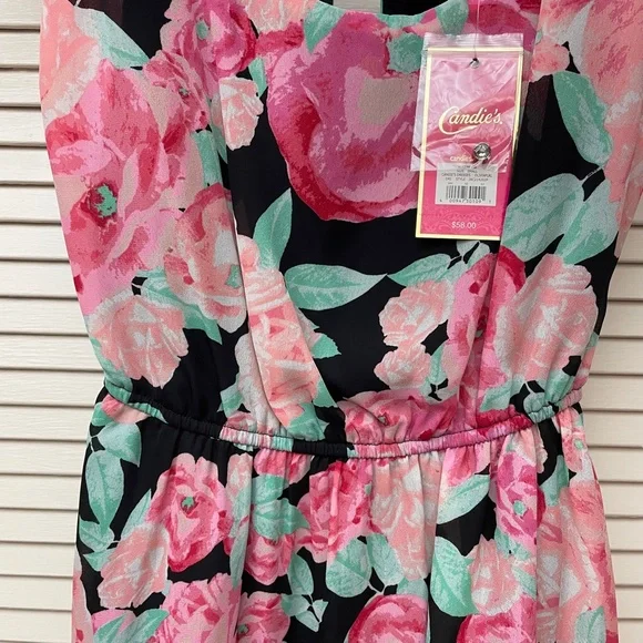 Candie's Olivia Floral Dress Small BRAND NEW - Picture 4 of 11